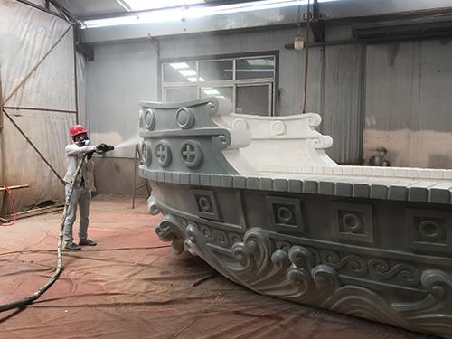 泡沫雕塑噴涂聚脲